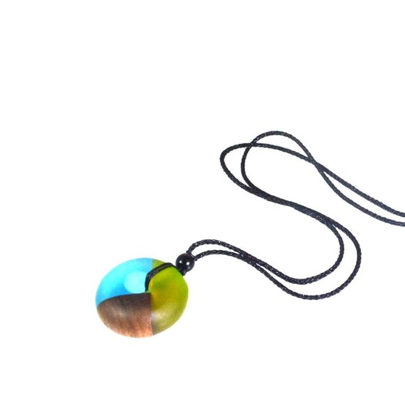 Old Pendant And Writting Wood With Grace Buckle - Picture 11 of 15